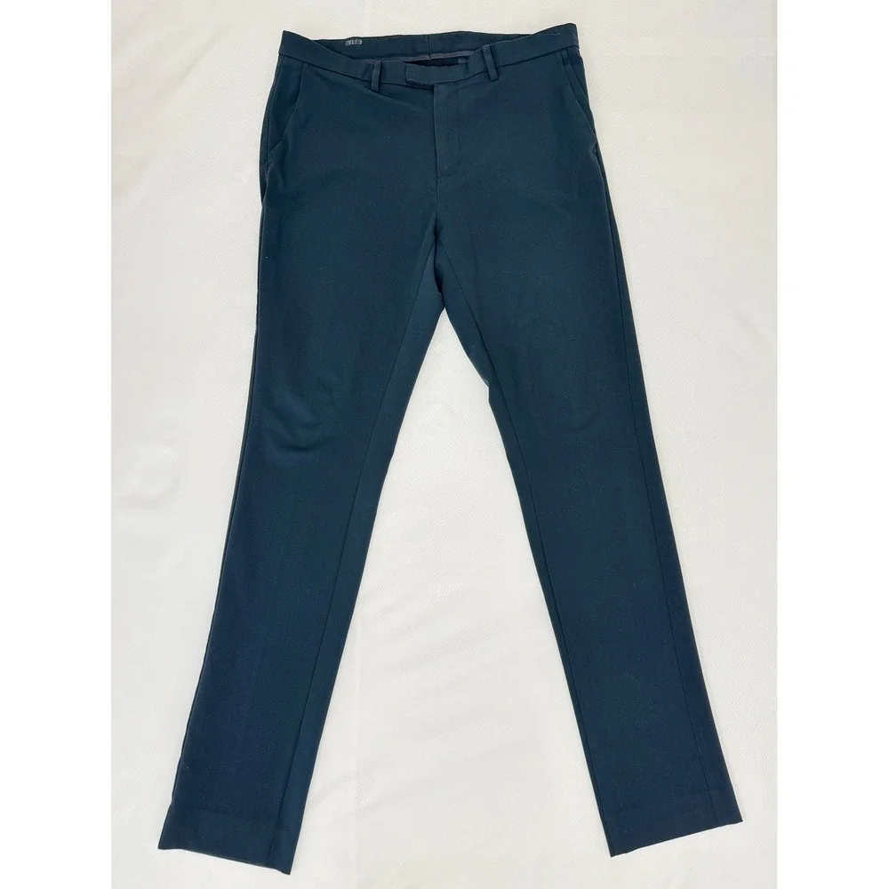 Ministry of Supply Kinetic Slim Navy Blue Performance Pants Mens 32 Slim Stretch